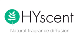 HYscent brand page and logo
